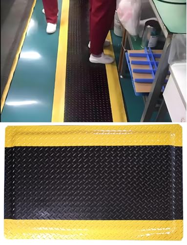 Tapis antistatique résistant à l'abrasion pour sol d'usine