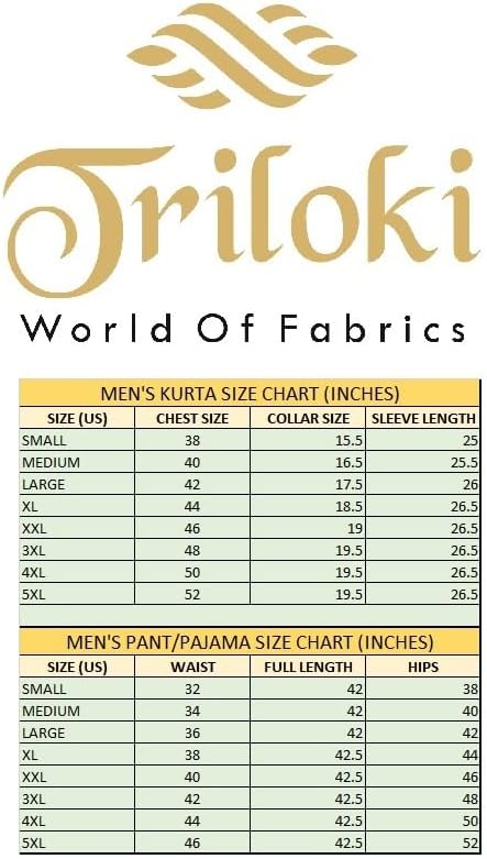 TRILOKI Mens Embroidered Sequined Kurta Pajama Set Rayon Ethnic Indian Traditional Wear - Image 6