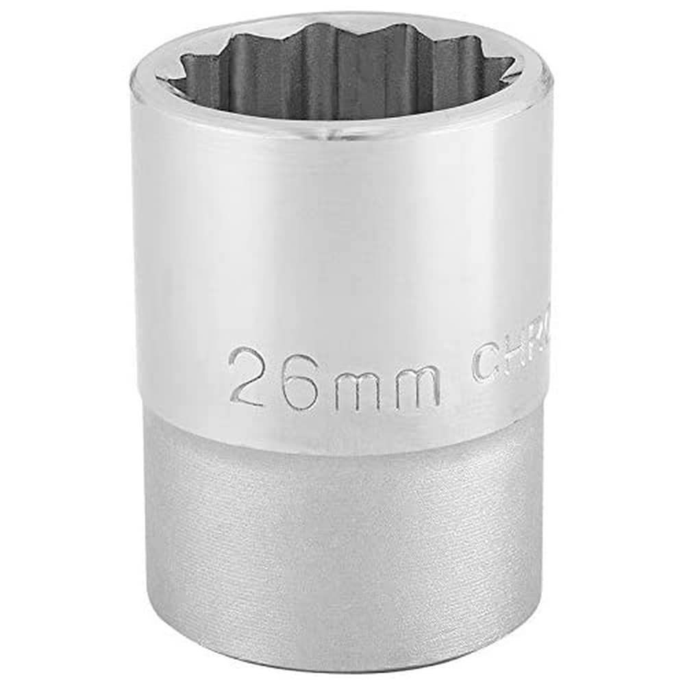 Draper T-MM/B 3/4 Square Drive 12 Point Socket (26mm), Blue, 26 mm