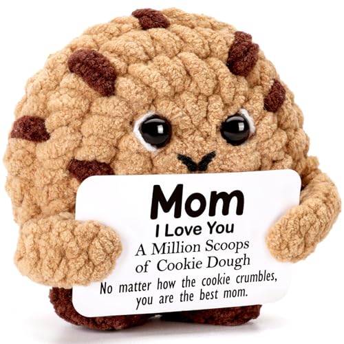 YUEYUQIU Mothers Day Birthday Gifts for Mom from Daughter - Funny Handmade Crochet Cookie Mom Gifts...