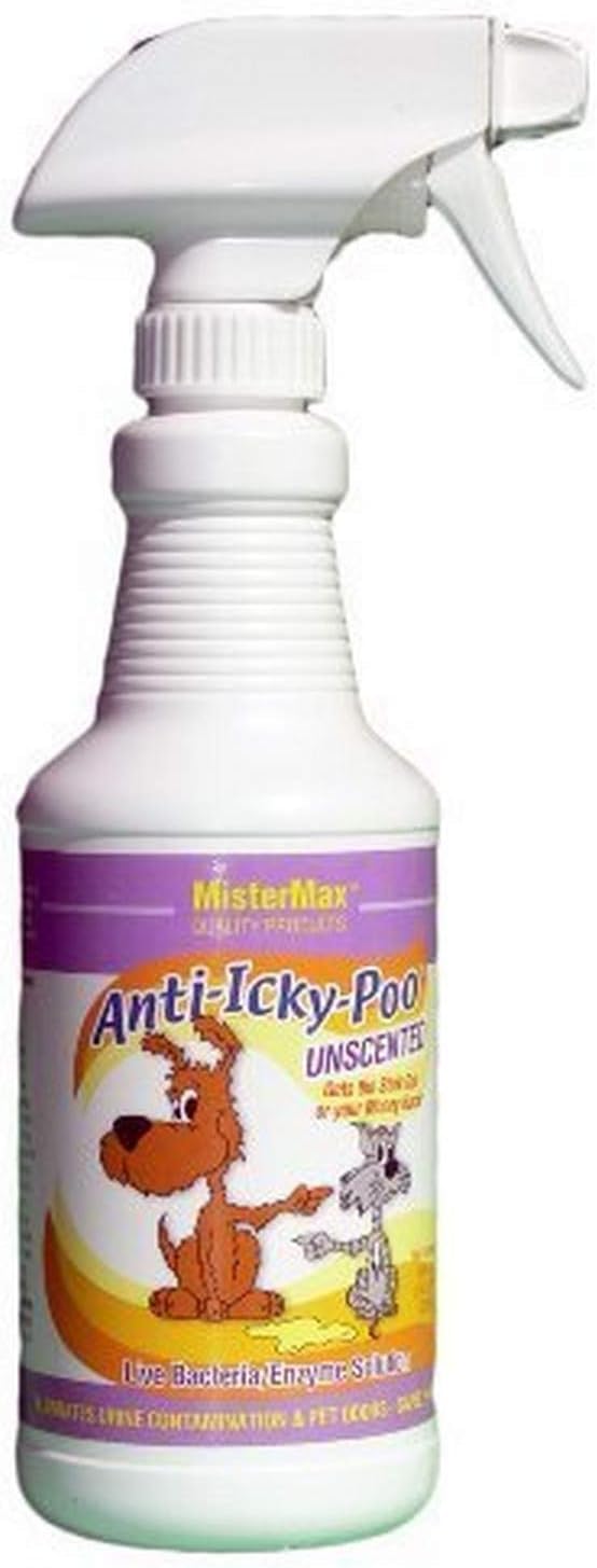 Mister Max Anti Icky Poo"Unscented" Odor Remover (Pint)