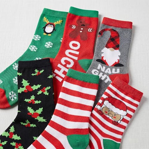 Image of Tipi Toe Women's Fun Patterned Dress Socks, 12-Pack Lightweight Colorful Crew Socks, Casual Novelty Assorted Designs