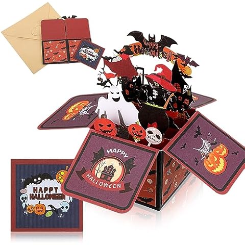 Tenare 3D Halloween Pop Up Card Set Cover