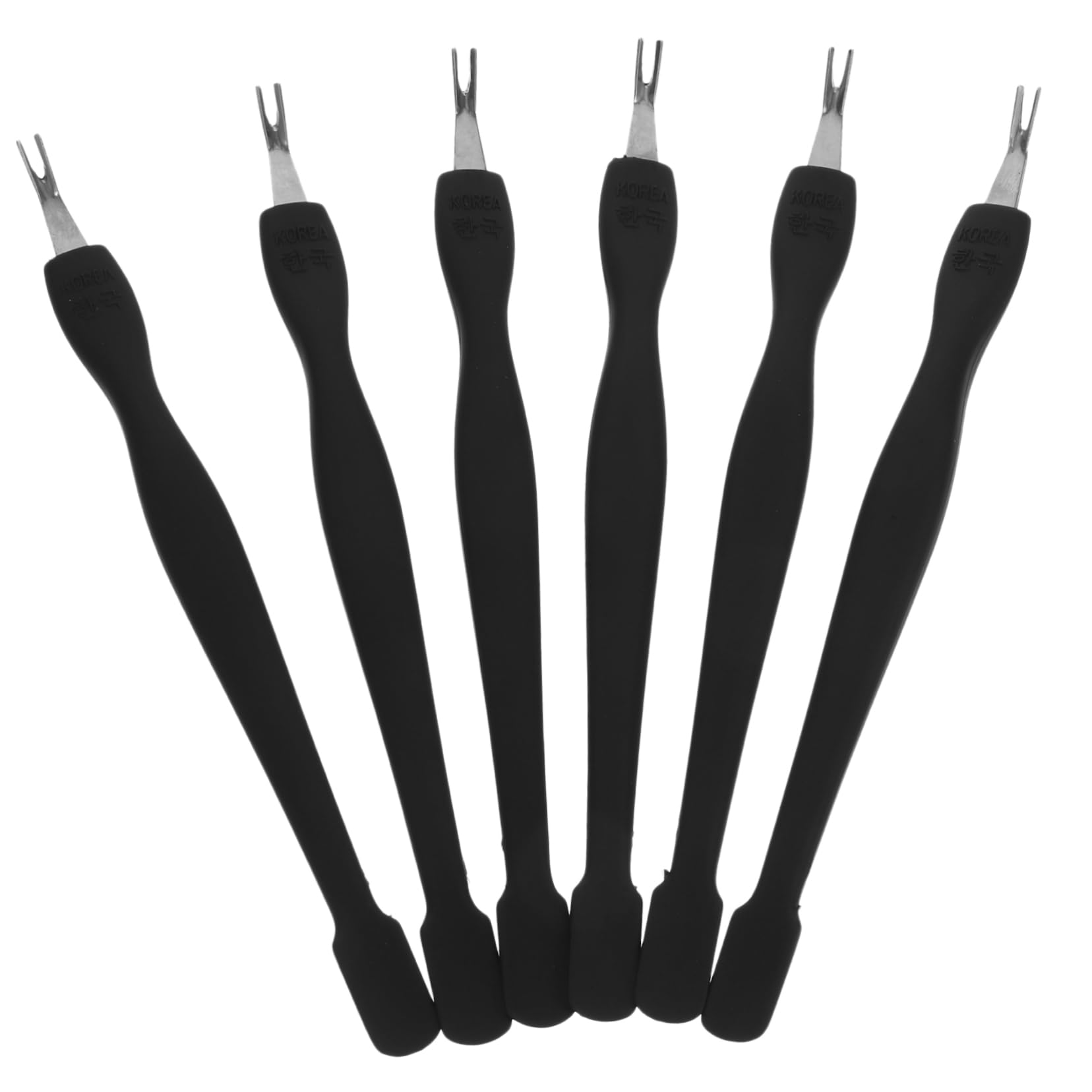 AUTSUPPL Professional Nail Tool Accessory 6pcs Set Cuticle Exfoliator Tool for Personal Care