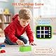 Anoawens Wiederaufladbare Tic Tac Toe Spiel Box mit 5 Spaß Gehirn und Gedächtnis Spiele, Kompakte Handheld Puzzle Spielkonsole, Tragbare Reise Spiel Altersgruppen 3+ (Grün)