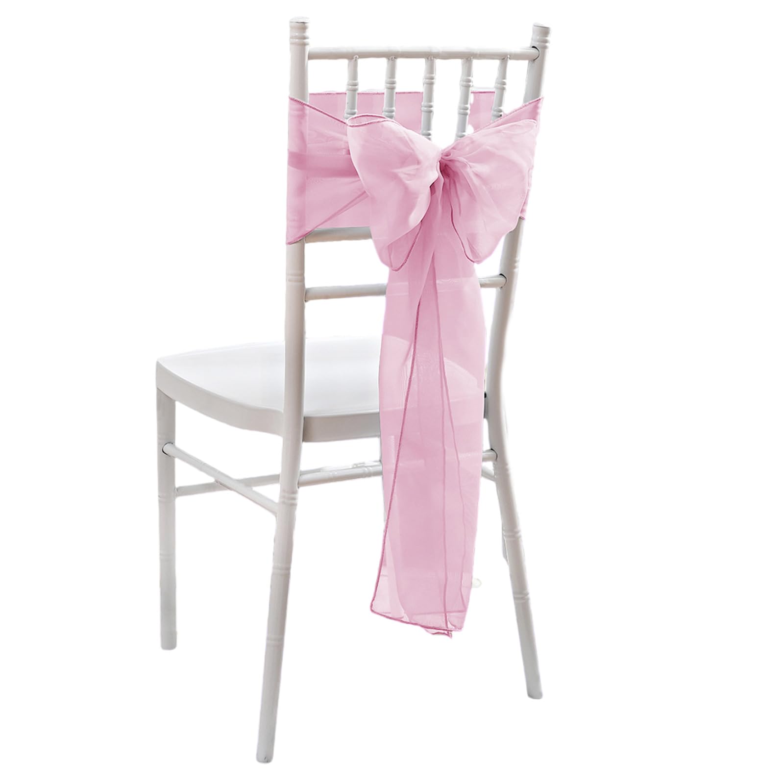 our fave Handcrafts Wedding Chair Sash Bows Adds Sophistication to Any Event Polyester Ribbon Suitable for Various Chairs Decors S