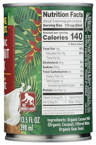 Image of Native Forest, Coconut Milk Classic Organic, 13.5 Fl Oz