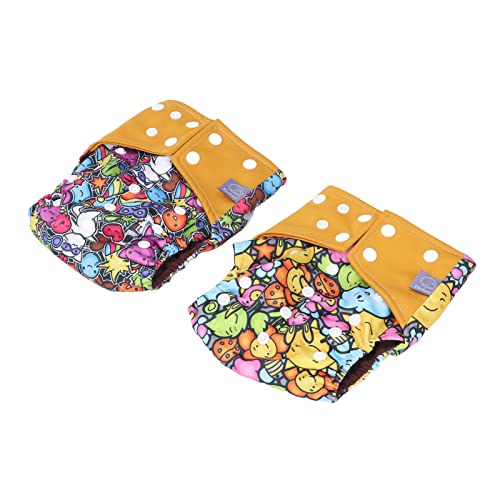 Pañales de tela para niños pequeños, pañales absorbentes, estructura de 6 capas, transpirables, cómodos para uso doméstico