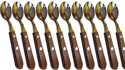 Cucchiaini 10pz tramontina manico in legno