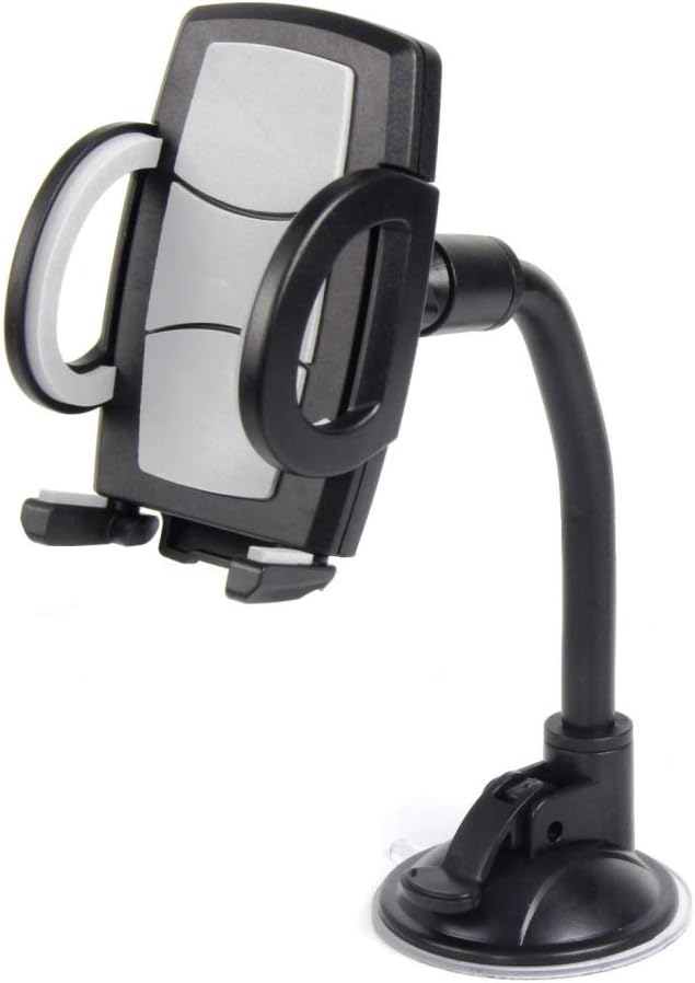 Suzec Gravity Car Phone Mount, Washable Strong Sticky Gel Pad with One-Touch Design Dashboard (Black)