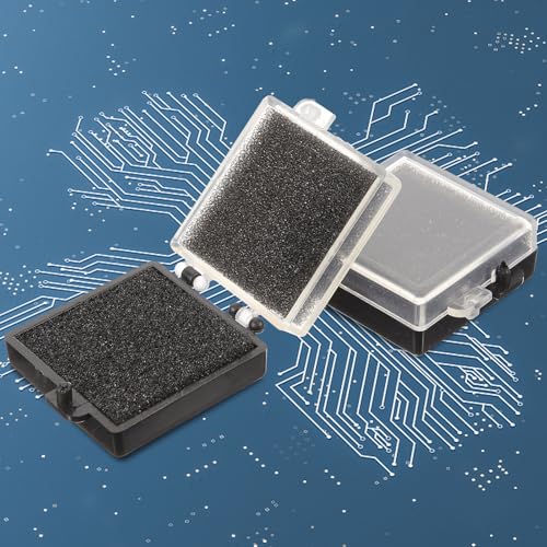 STAHAD Anti-Static Chip Container with Plastic Case and Anti-Compression Sponge, Compact Electronic Component Organizer for Sample and Chip Storage - Image 8