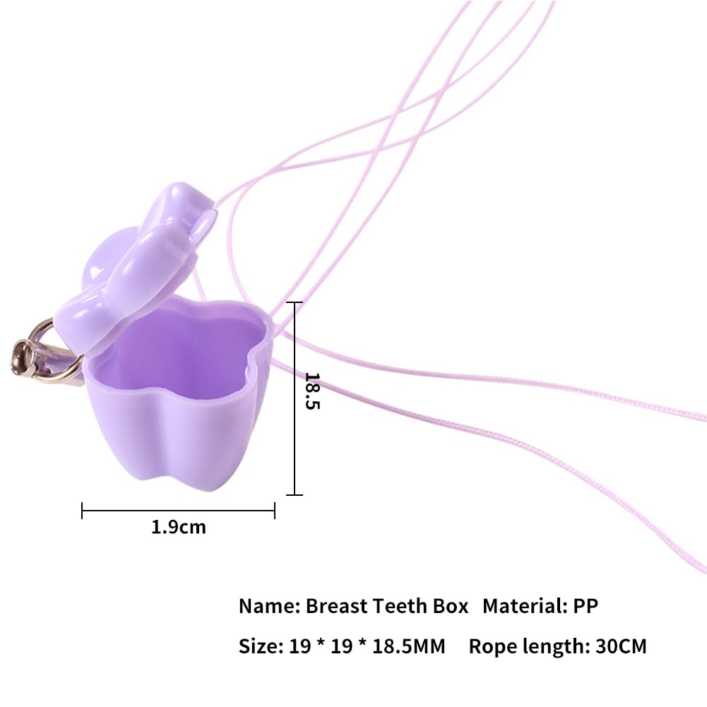 Caja Para Guardar Dientes Para Niños y Niñas Caja Dientes de Leche Cajas Para Dientes Caja Para Dientes de Leche Acumulación de Dientes Caja de Plásticos Para Guardar Dientes Caja,8PC