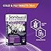 Sambucol Cold and Flu Relief Tablets - Homeopathic Cold Medicine, Nasal & Sinus Congestion Relief, Use for Runny Nose, Sore Throat, Coughing, Cold Remedy for Adults - Black Elderberry, 30 Count