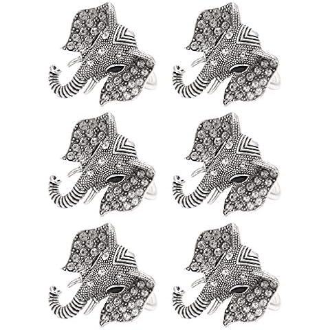 High-end Elephant Napkin Rings, Animal Napkin Rings Decorate Your Table to Create an Impressive Banquet for You. (03) Cover