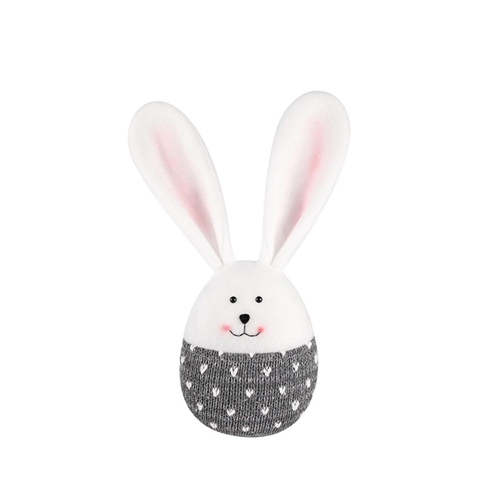 Buxuaaaa Eggs Easter Bunnies Stuffed Eggs Doll Ornaments for Easter Festival Party Tabletop Decoration Props Bunnies Doll