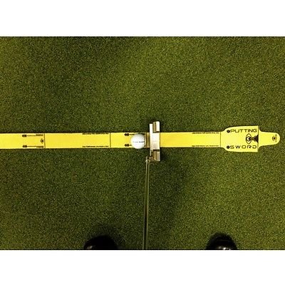 EYELINE GOLF PUTTING SWORD. PRACTICE TRAINING AID