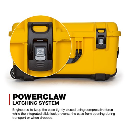 Image of NANUK 950 Waterproof Hard Case with Wheels and Foam Insert - Yellow (950-1004)