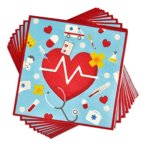 image for Gift Boutique Medical Doctor Nurse Birthday Party Supplies Tableware S