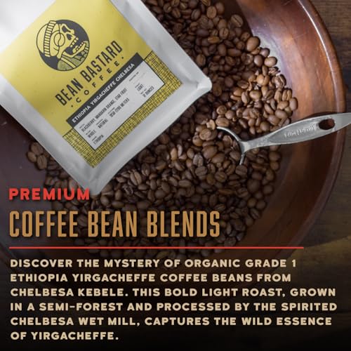 Bean Bastard Ethiopia Chelbesa Café en Grano Tostado Ligero 12oz miniatura 4