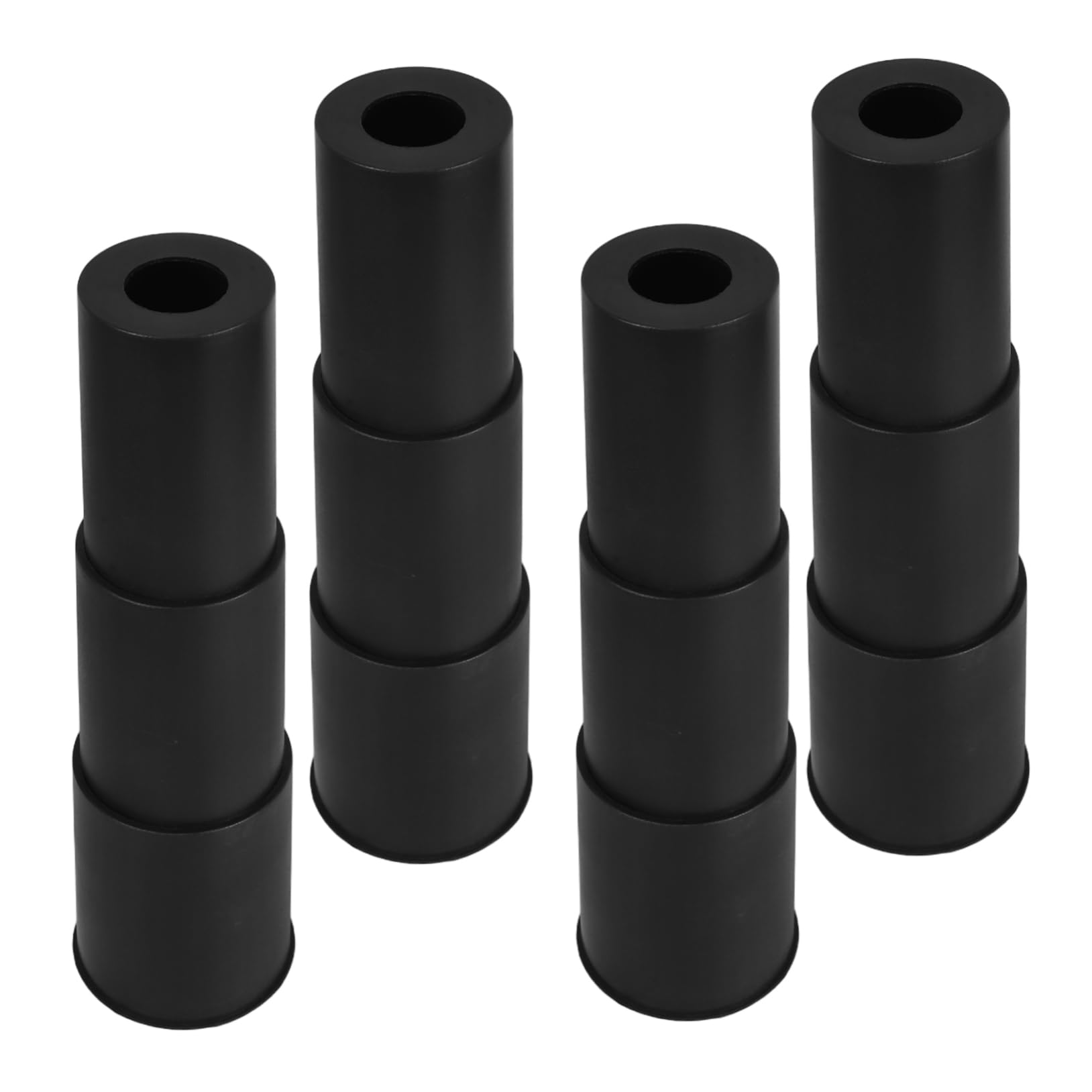HONMEET 4pcs Telescoping Gas Lift Cylinder Covers Dust for Office Chairs Antislip Design Three-Section Fit for Various Chair Longevity and Safety