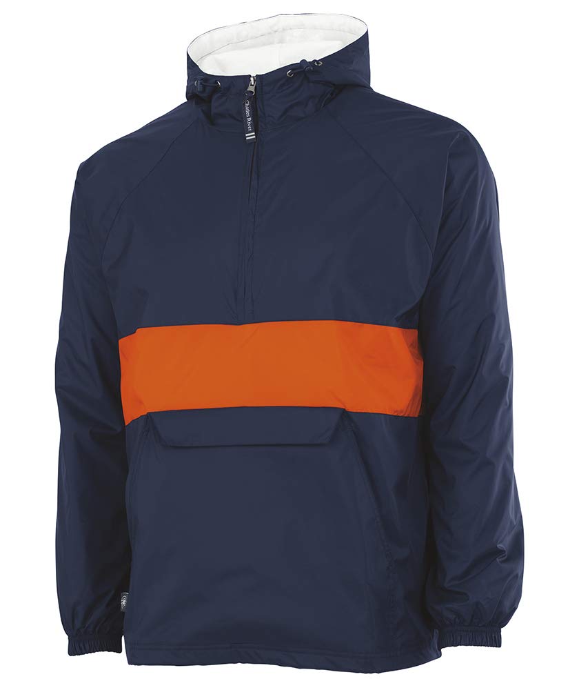 Charles River Apparel Wind & Water-resistant Pullover Rain Jacket (Reg/Ext Sizes) Chaqueta cortavientos Unisex adulto