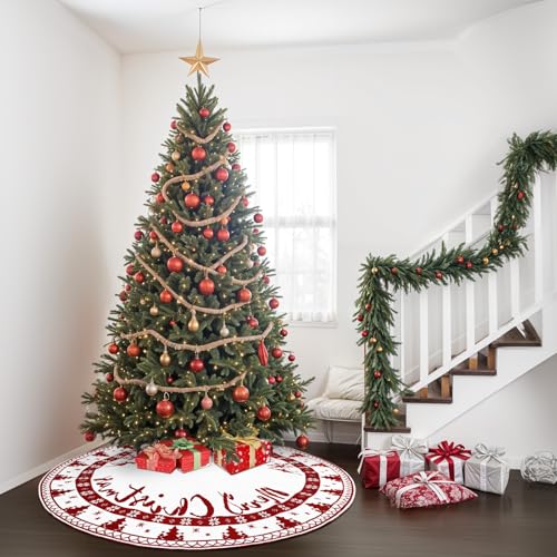 Ourwarm S-SQ-ZZ-YX-DR-60-1 Christmas Tree Skirt 60 Inches thumb #3