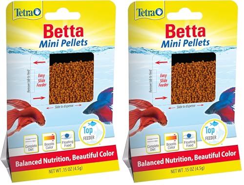 Image of Tetra TetraBetta Floating Mini Pellets (1 Bag), 0.15 oz (77023) (Pack of 2)