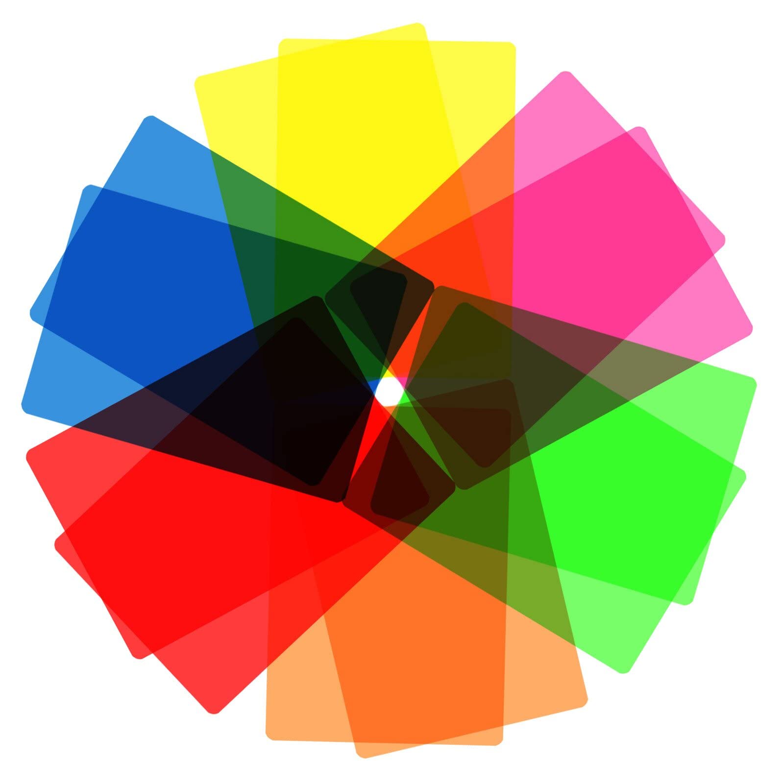 12 Pieces x A4 Colour Overlays for Dyslexia Reading Strips, Reading Tools for Dyslexia, ADHD and to Reduce Visual Stress