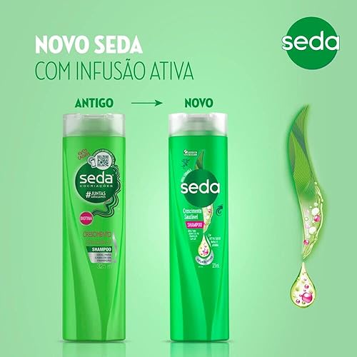 Miniatura 7 de Linha Crescimento Saudavel Seda - Champú 11.0 fl oz - (Seda Healthy Growth Collection - Champú 11 Fl Oz)