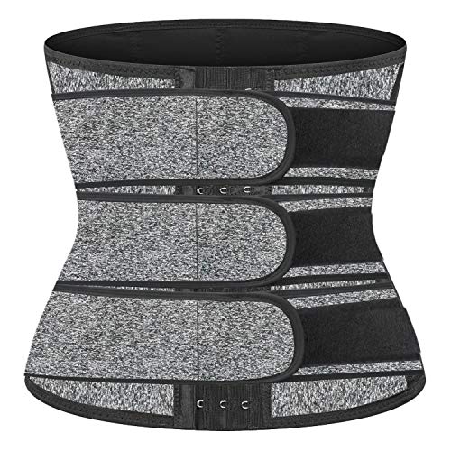 Nanooer Neoprene Sauna Waist Trainer Corset Sweat Belt for Women Weight Loss Compression Trimmer Workout Fitness Nanooer Neoprene Sauna Waist Trainer Corset Sweat Belt for Women Weight Loss Compression Trimmer Workout Fitness