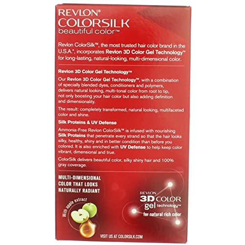 Revlon ColorSilk Hair Color 54 Light Golden Brown 1 Each (Pack of 4) 3