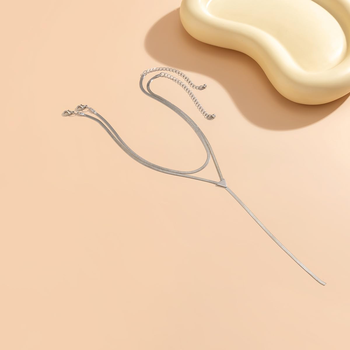 Chunky Choker Necklace - Silver