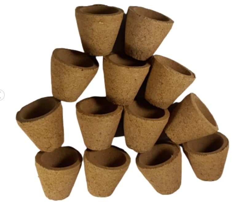 D-Nature AgroVet Heavenly Cow Dung Sambrani Cups for Spiritual & Aromatic Atmosphere | Infused with Natural Herbs & Essential Oils | Perfect for Puja, Meditation – Pack of 120-image-40