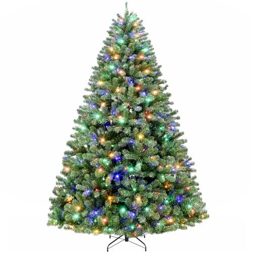 Hykolity 6 ft Prelit Christmas Tree, Artificial Christmas Tree with...
