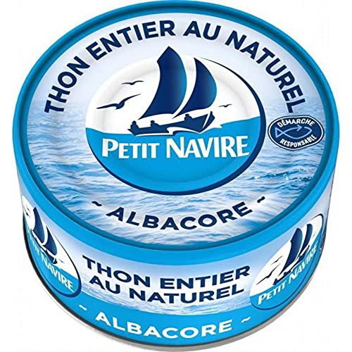 Barco pequeño atún entero natural aleta 132 g (lote de 5)
