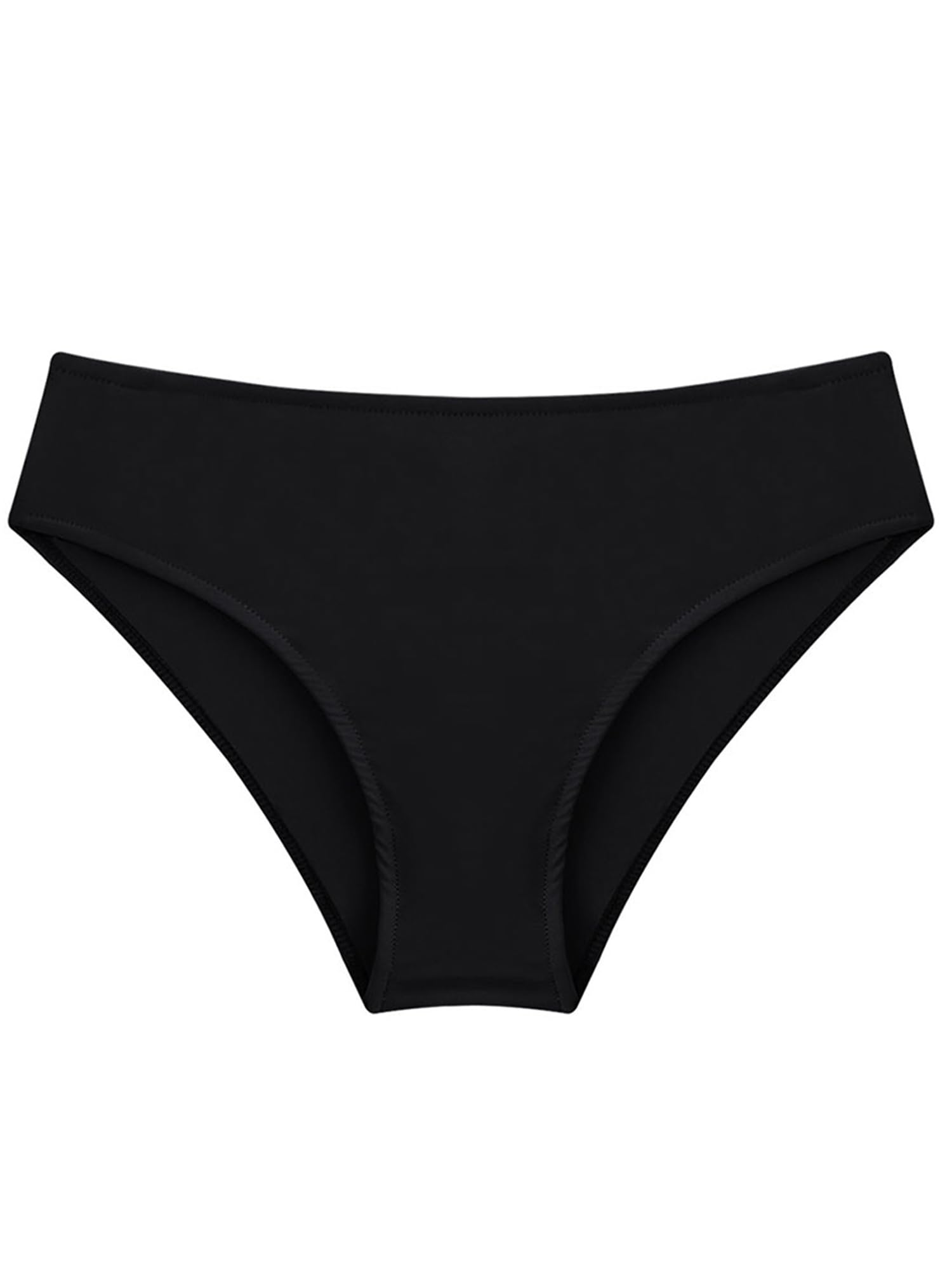 TTAO Dziewczęce dziecięce bikini tankini zestaw tank top + slipy szorty kąpielowe Bdemode dwuczęściowy jednokolorowy kostium kąpielowy lato rozm. 110-176