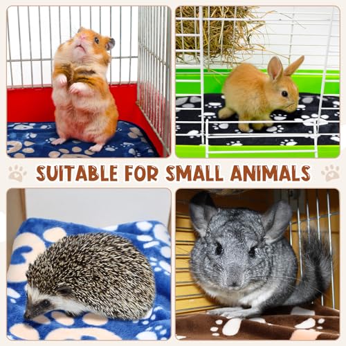 Peryiter-6-Pcs-Dog-Blankets-Fluffy-Fleece-Pet-Blanket-Soft-Fleece-Dog-Blanket-Cover-Warm-Sleep-Mat-for-Bed-Couch-Paw-and-Heart-Print-Washable-Puppy-Cat-Blanket-Throw-Mat-for-Dog-Kitten-Small-Animals