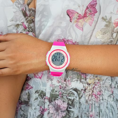 Image of SKMEI Digital Kids Watch for Boys & Girls - Waterproof Sports Wristwatch with LED Backlight, Alarm, Stopwatch & Dual Time Zone - Durable Kids Outdoor Watch - 2286