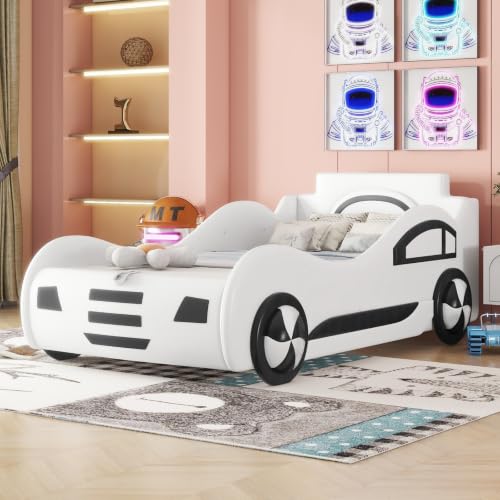 Cama de diseño de cabina en PU con almacenamiento integrado 4