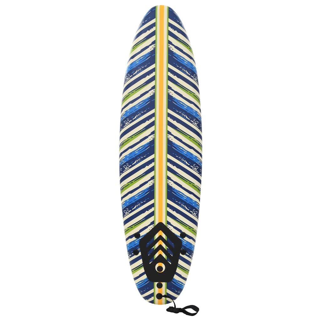 vidaXL Tabla de Surf 170 cm Hojas Deportes Acuáticos Exterior Navegación Mar