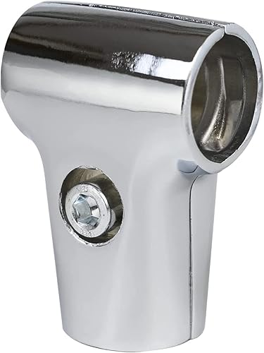 1 Uds. Junta de fijación de piezas de fijación de conexión de aleación de aluminio, diámetro interior plateado de 0.984 in para marco de tubo