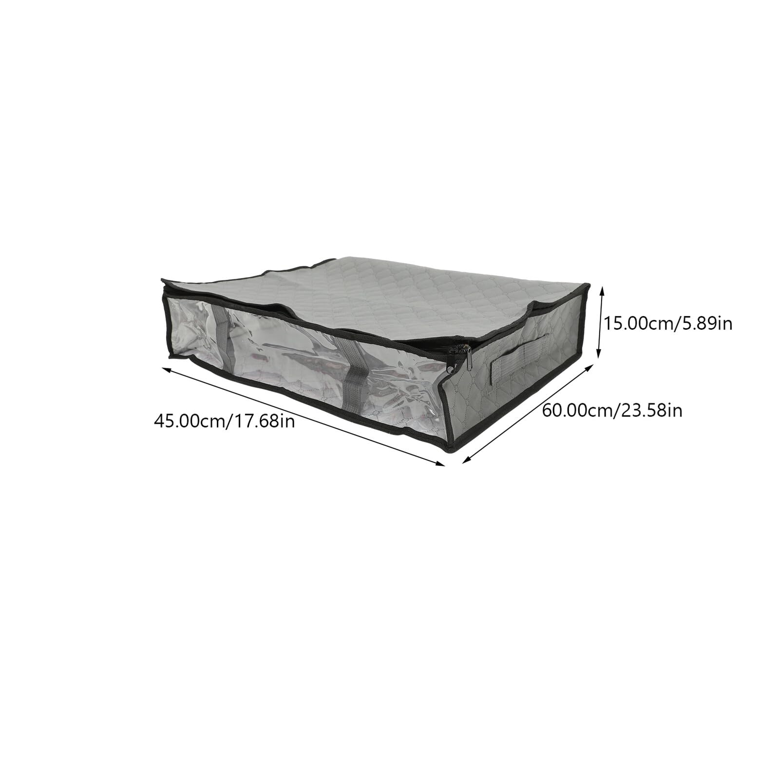 Gatuida Contenitore Portaoggetti Sotto Letto in Non Organizer Pieghevole per Trapunte Coperte e Vestiti Maniglie e Design Traspirante