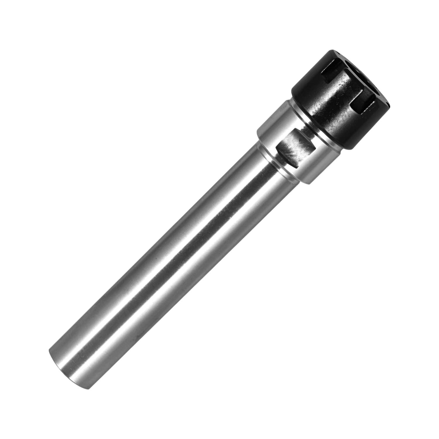 C20-ER20M-400L Spannzangenfutter-Verlängerungskabel, 40CR legierter Stahl mit geradem Schaft, Spannbereich 1–5 mm für CNC-Fräsen von Metall