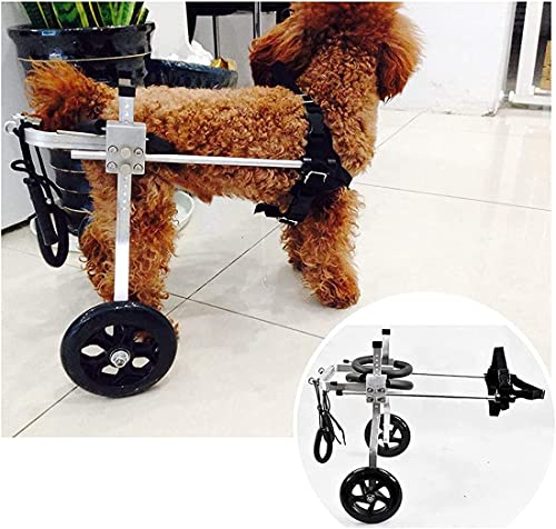 Silla de ruedas para mascotas con soporte ajustable para la rehabilitación de patas