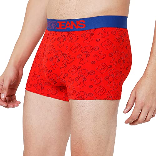 Image of Underjeans Men's Cotton Blend Trunks (UJNPTS050Black)