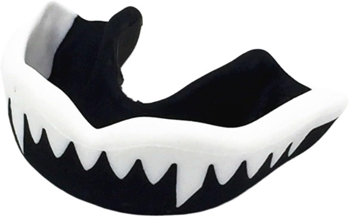 Shockproof Sport Mouth Guard Teeth Adults Mouthguard Tooth Brace Basketball Rugby Boxing Karate Appliance Trainer Comfort Fit(F)