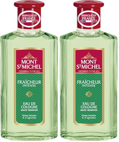 Mont Saint Michel - Eau de Cologne - Fraîcheur Intense - 250 ml (Lot de 2)