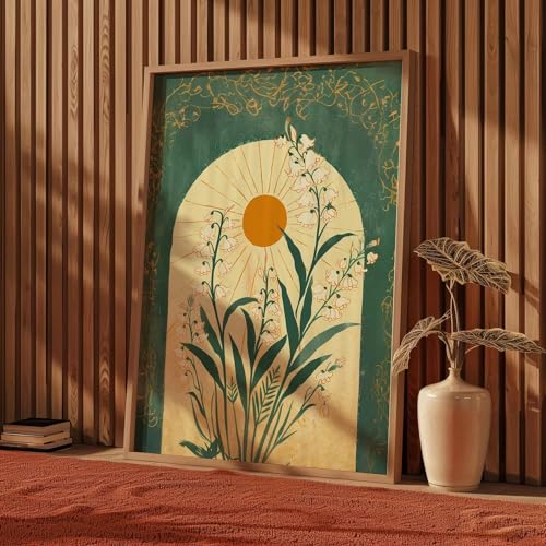 Affiche Muguet vert émeraude pour décorer un petit espace mural et illuminer une pièce sombre