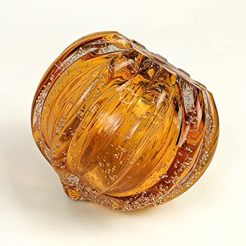 Esfera Enfeite Vidro Murano 12x12cm Decorativo Centro de Mesa para Sala de Jantar Decoração Estante