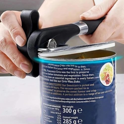 Abrelatas de acero inoxidable cómodo para personas mayores 7